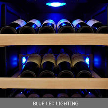 Carica l'immagine nel visualizzatore di Gallery, KingsBottle KBU170DX Dual Zone Wine Cooler