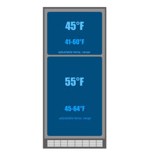 Carica l'immagine nel visualizzatore di Gallery, KingsBottle KBU170DX Dual Zone Wine Cooler