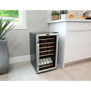 Whynter FWC-341TS 34 Bottle Freestanding Wine Cooler - Royal Wine Coolers