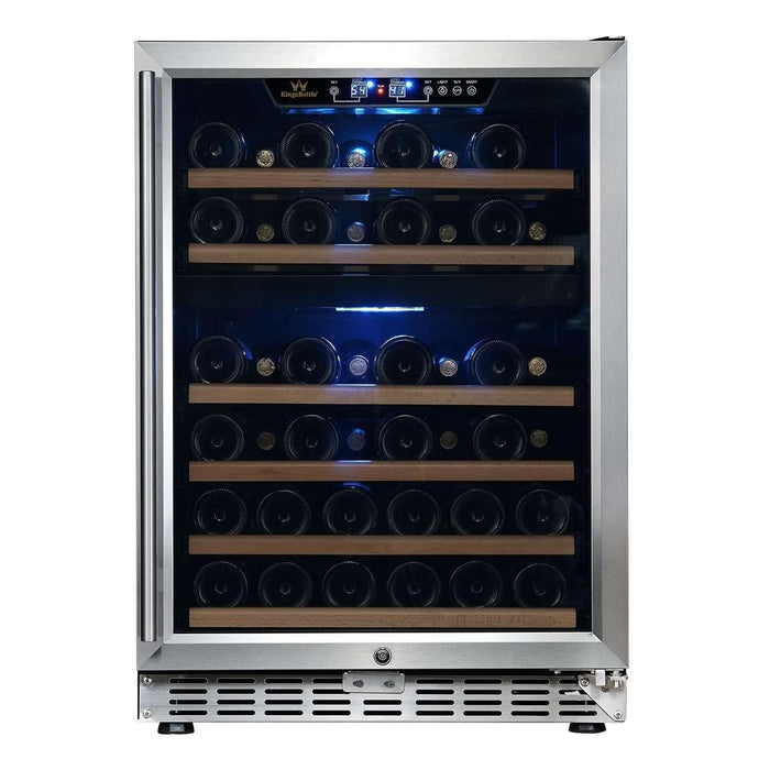 KingsBottle KBUSF54D 24 Inch 44 Bottle Wine Cooler - Royal Wine Coolers