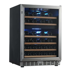 Carica l&#39;immagine nel visualizzatore di Gallery, KingsBottle KBUSF54D 24 Inch 44 Bottle Wine Cooler - Royal Wine Coolers