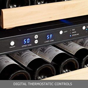 KingsBottle KBU170DX Dual Zone Wine Cooler